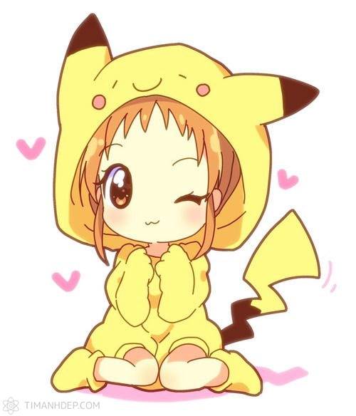 Hình anime cute chibi siêu dễ thương