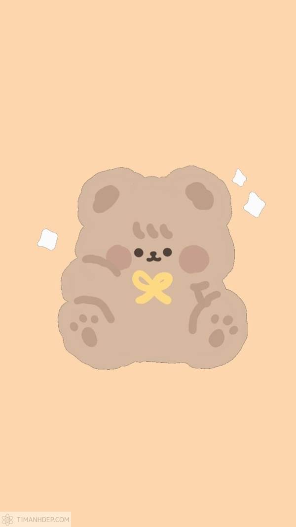 Hình nền gấu cute, ảnh nền gấu dễ thương nhất
