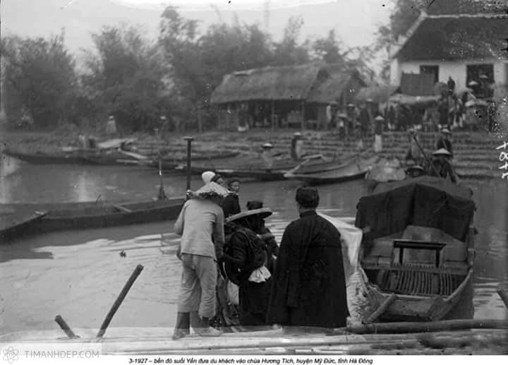 Cảnh bến Đục chùa Hương xưa và nay