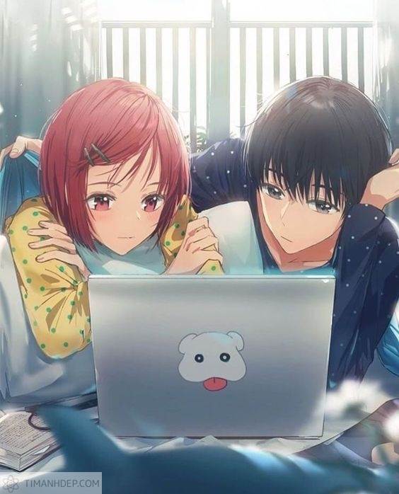 Hình anime cặp đôi cute, dễ thương, ngầu