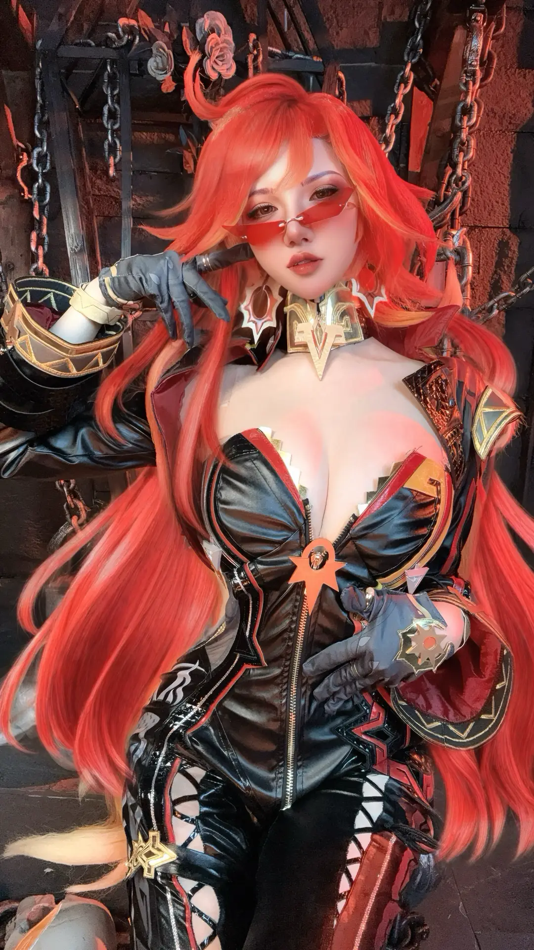 Ảnh Sex kaOri (axunkaOri) cosplay Mavuika &ndash; Genshin Impact