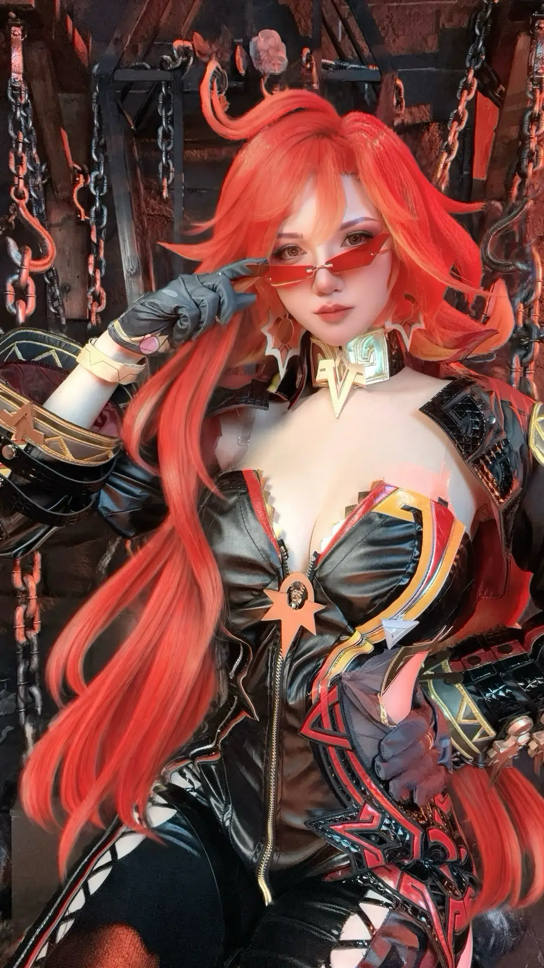 Ảnh Sex kaOri (axunkaOri) cosplay Mavuika &ndash; Genshin Impact