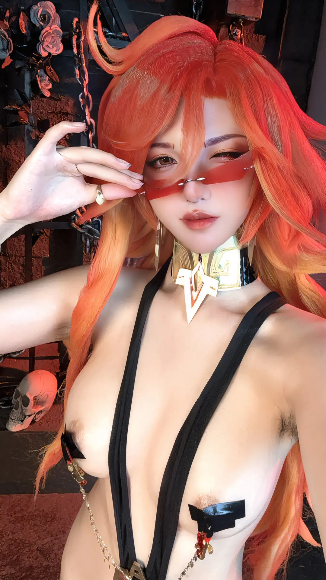 Ảnh Sex kaOri (axunkaOri) cosplay Mavuika &ndash; Genshin Impact