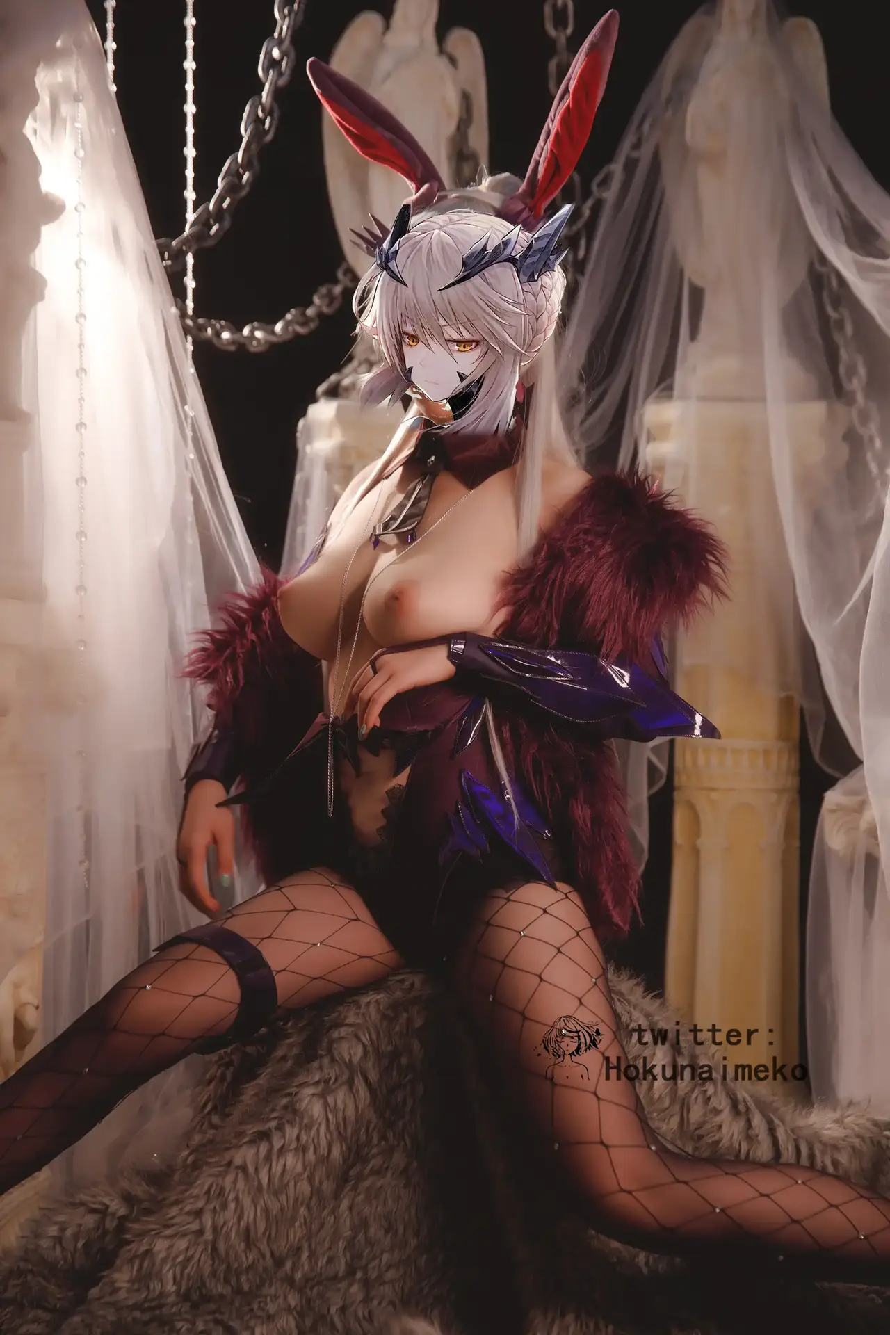 Ảnh Sex Cosplay Hokunaimeko Lancer Artoria Alter