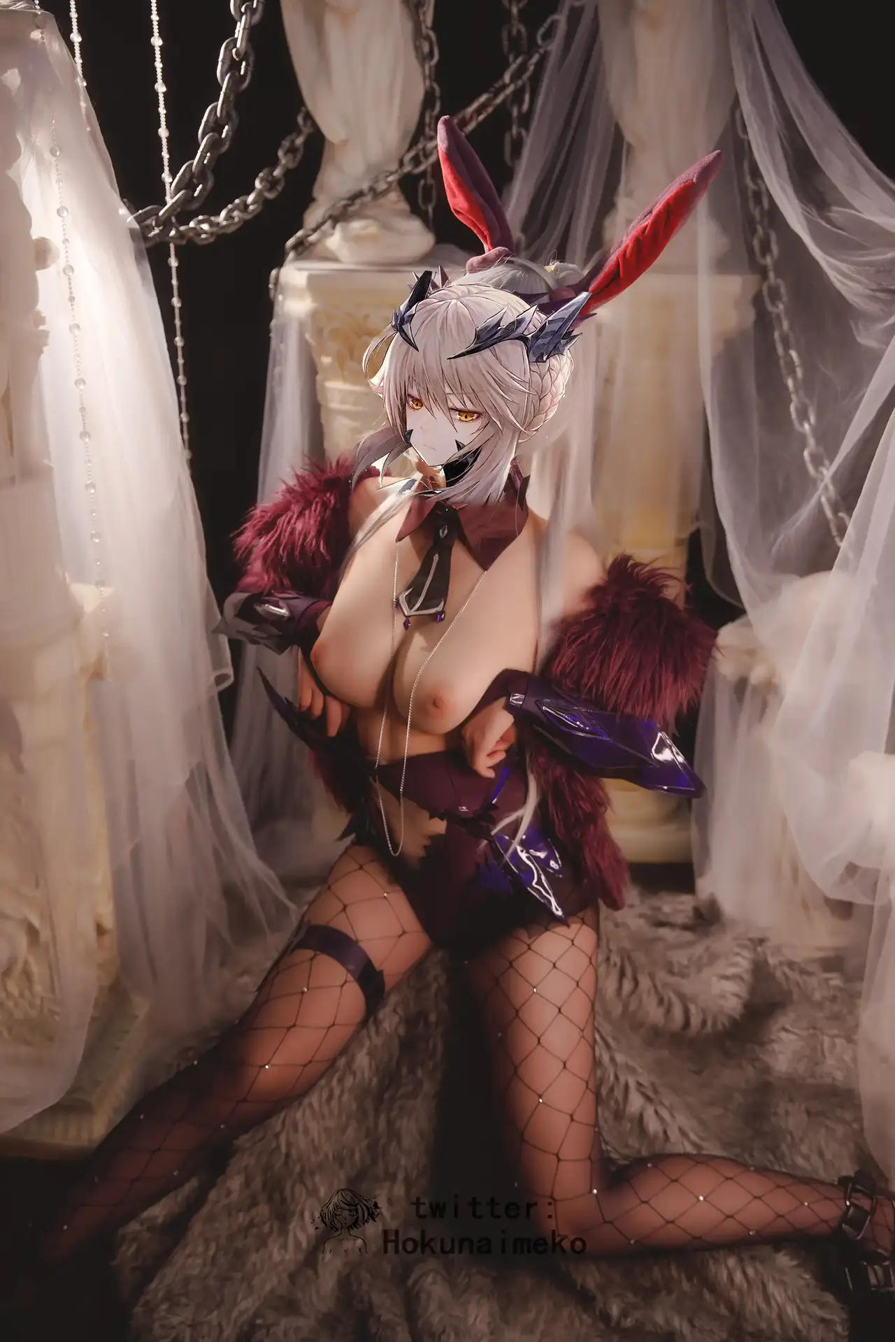 Ảnh Sex Cosplay Hokunaimeko Lancer Artoria Alter