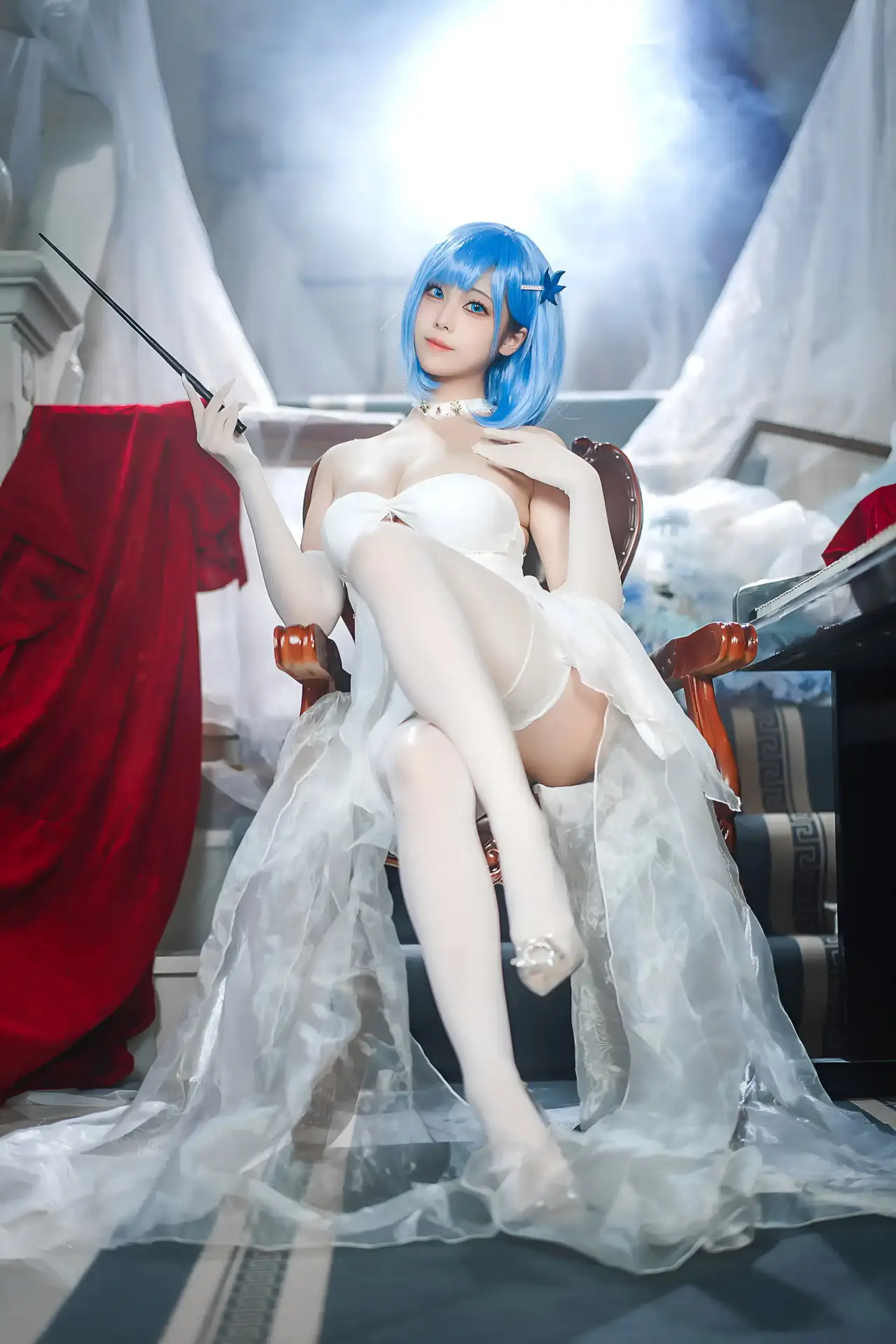 Ảnh sex cosplay Azur Lane Chapayev White Cavalry