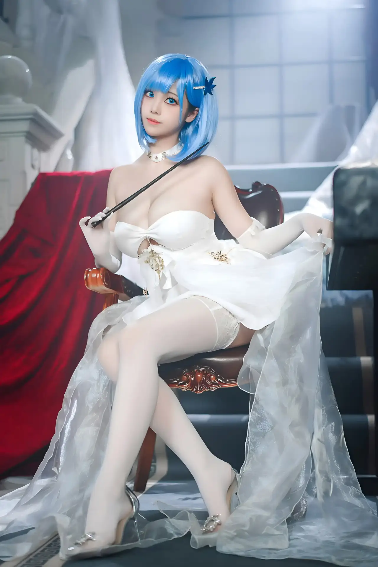 Ảnh sex cosplay Azur Lane Chapayev White Cavalry