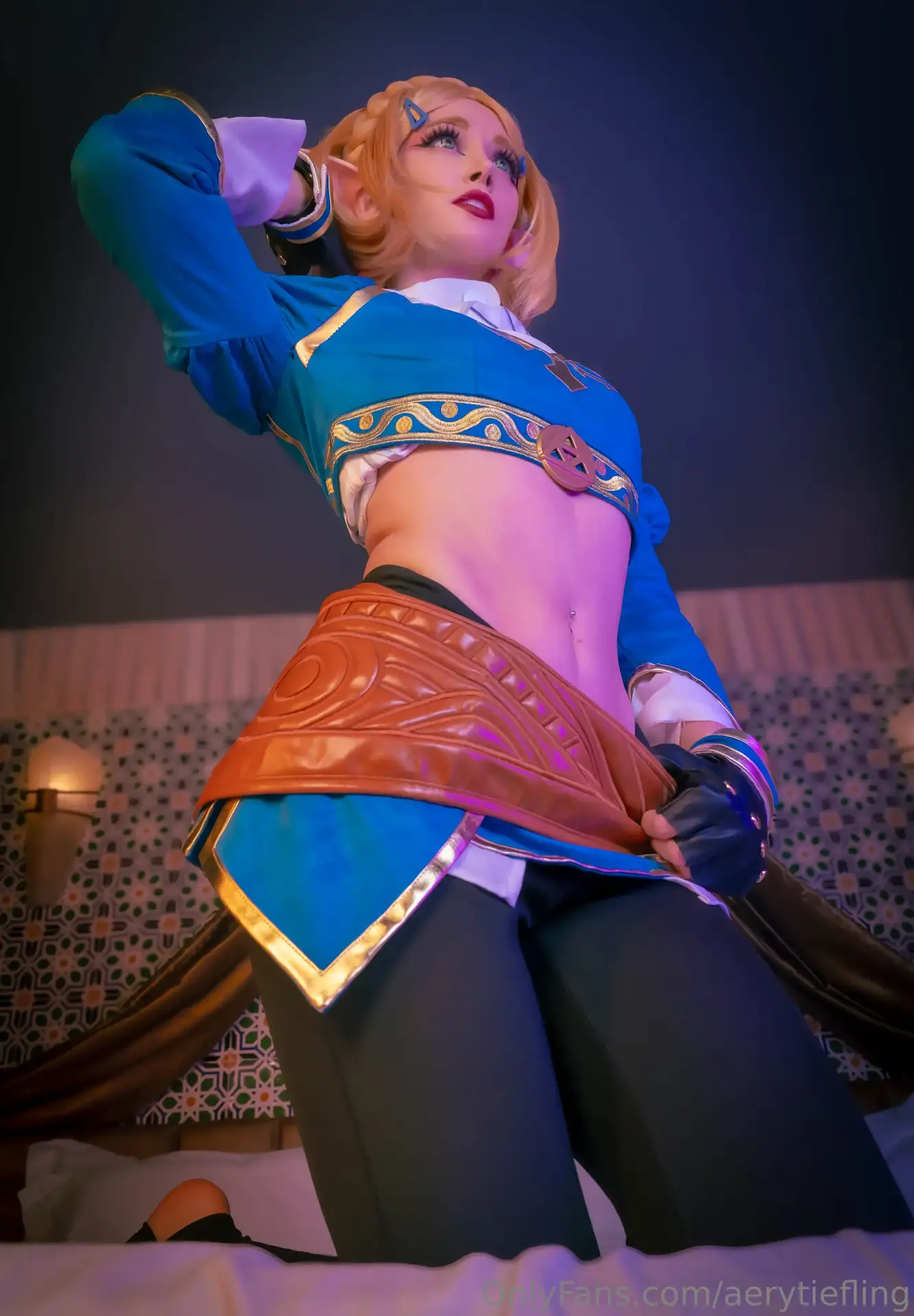 Ảnh sex cosplay Aery Tiefling: Zelda Set 2