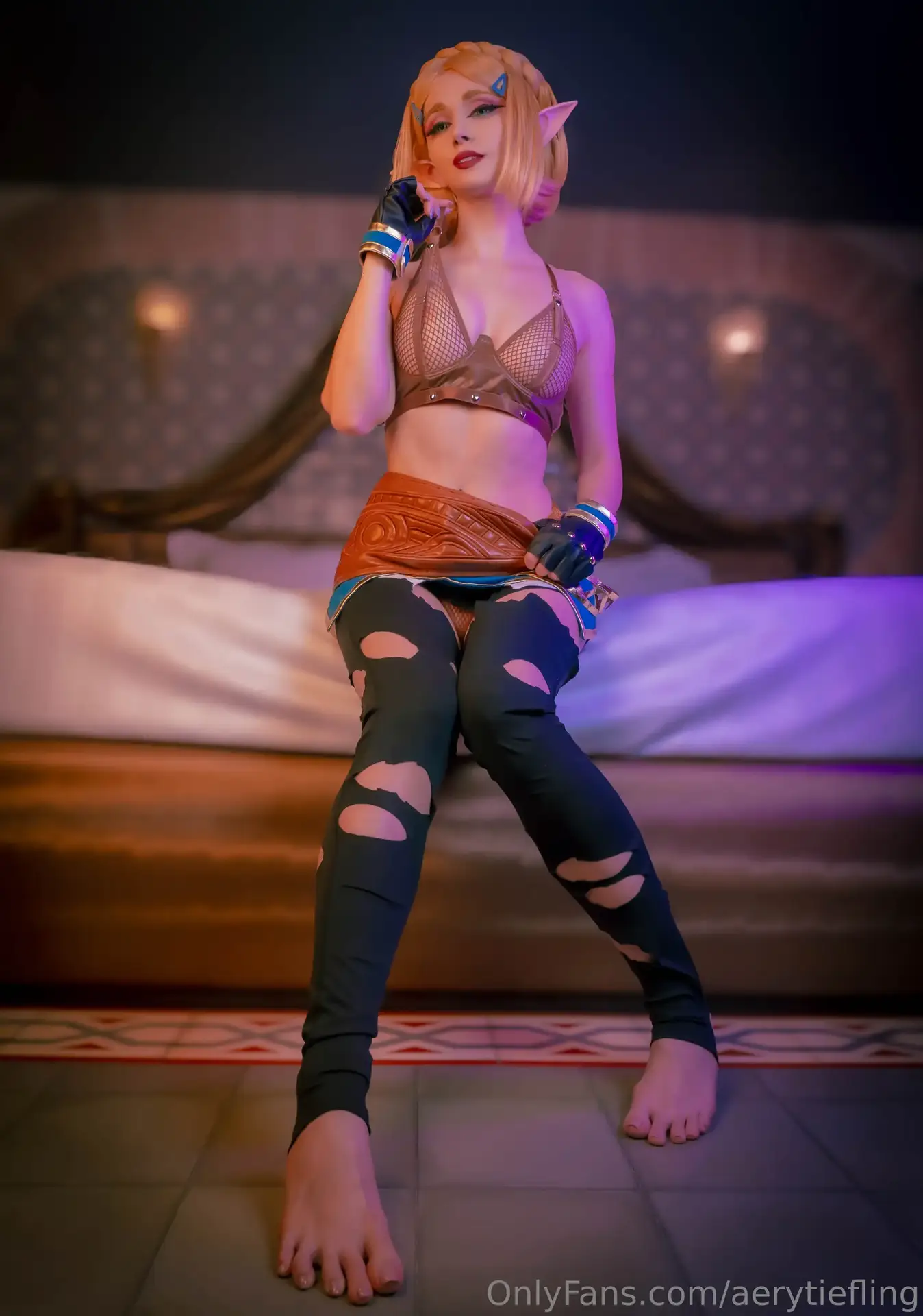 Ảnh sex cosplay Aery Tiefling: Zelda Set 2