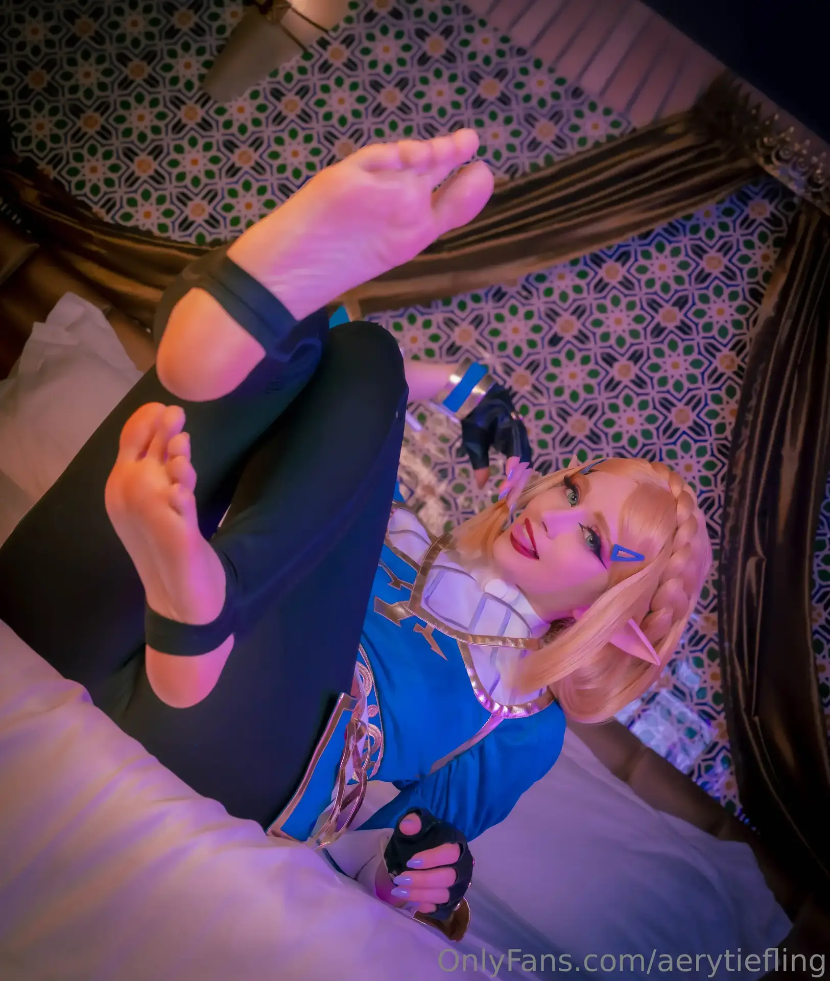 Ảnh sex cosplay Aery Tiefling: Zelda Set 2