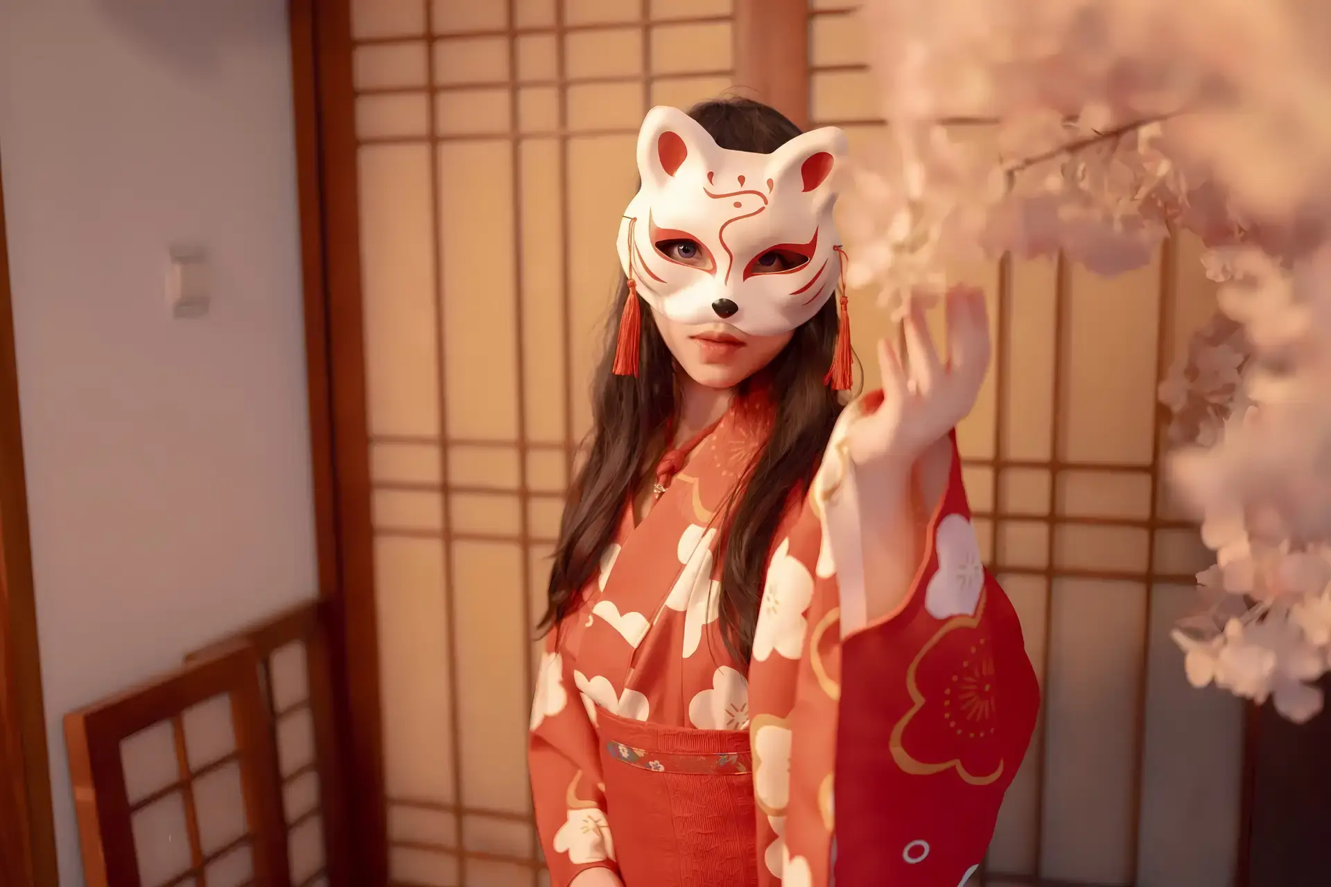 Ảnh Sex Cosplay Bangni Kimono bondage