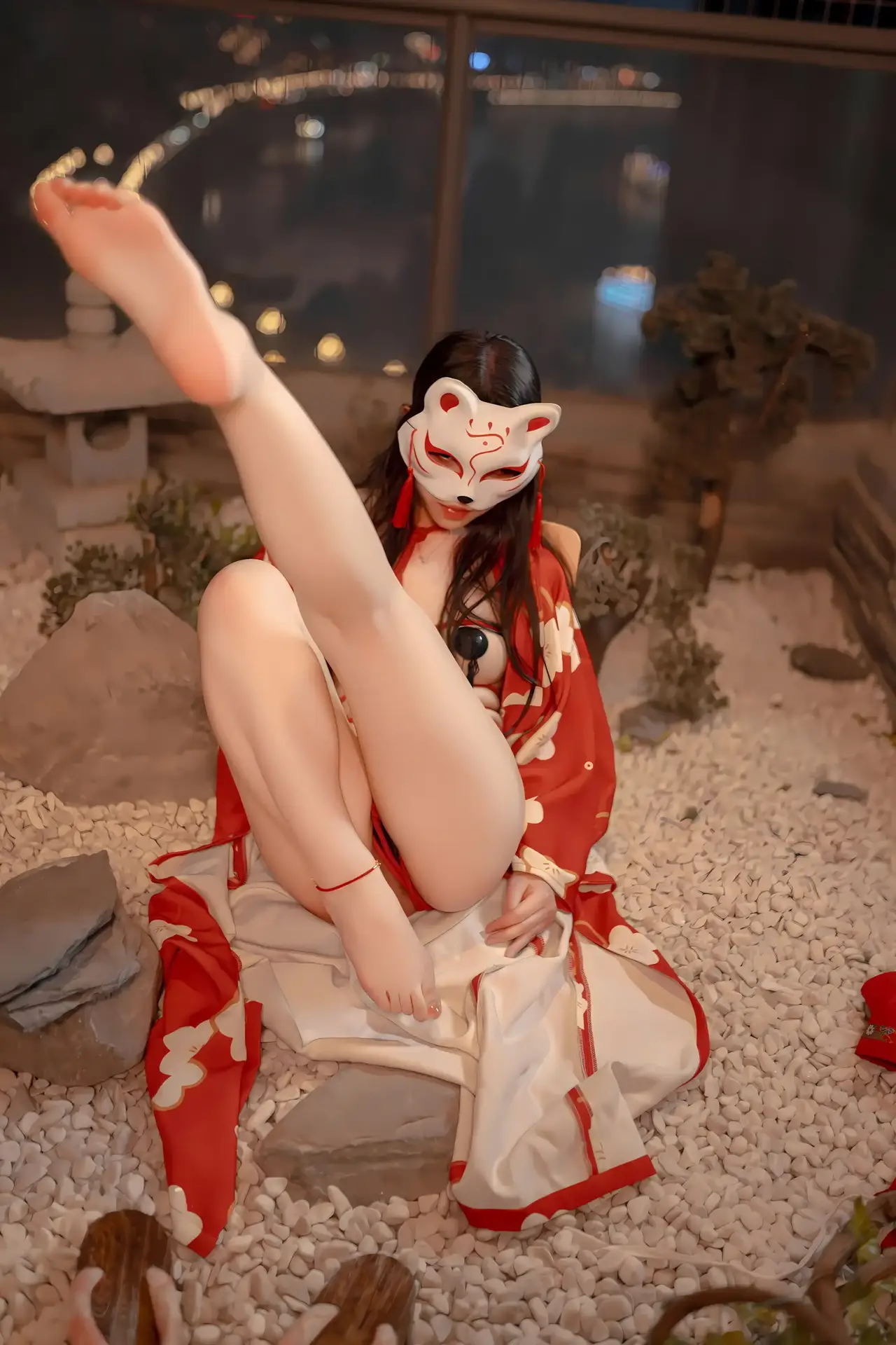 Ảnh Sex Cosplay Bangni Kimono bondage