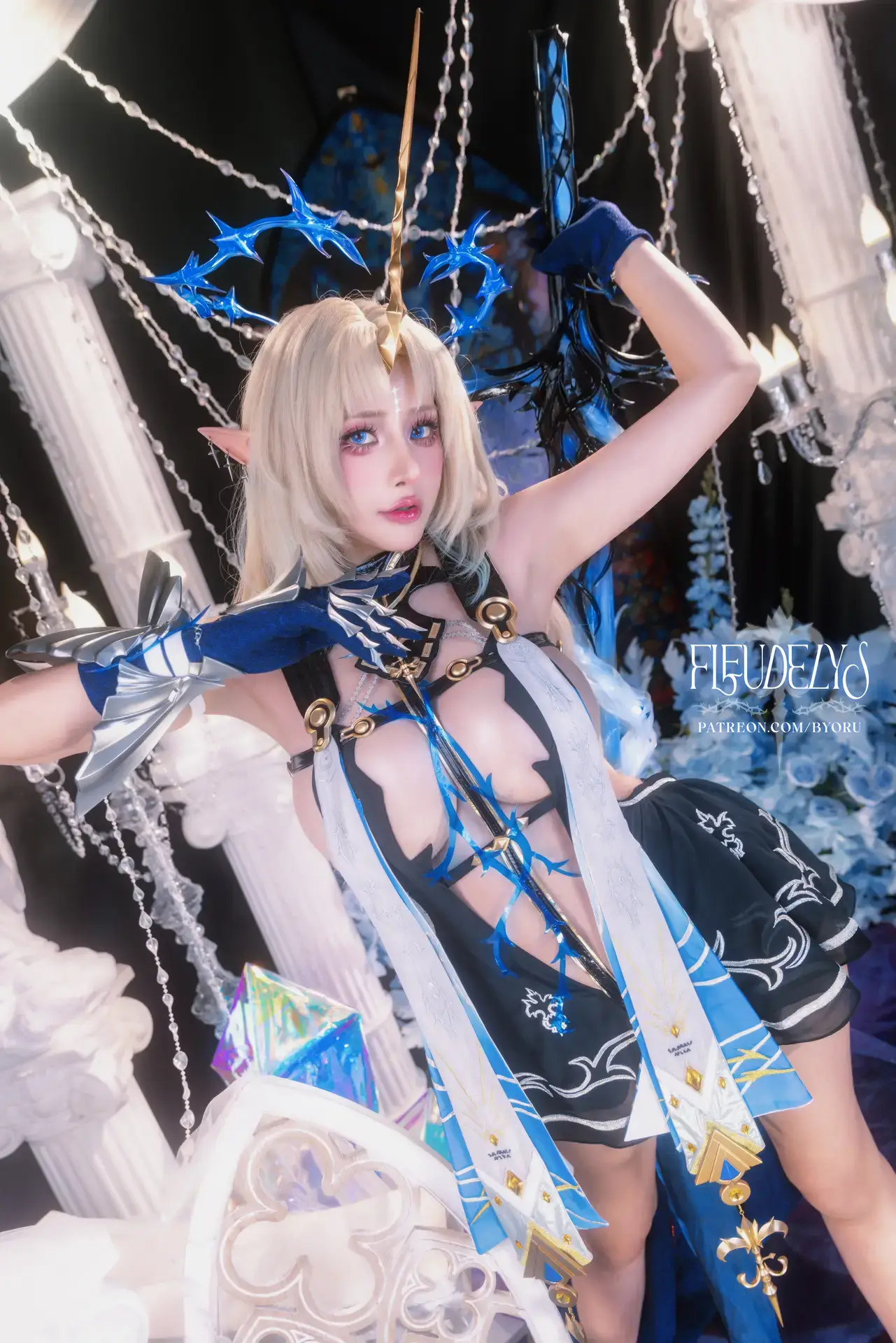 Ảnh sex Byoru cosplay Fleurdelys &ndash; Mingchao