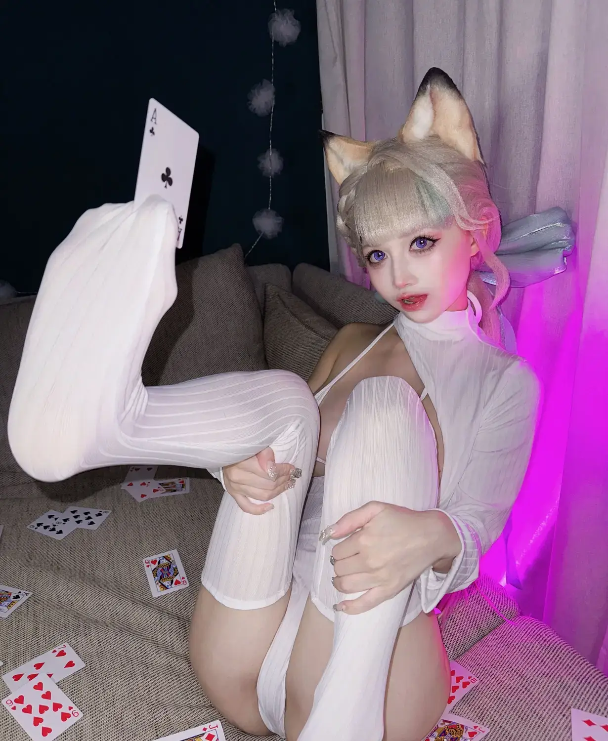 Ảnh sex Rinka cosplay Lynette Genshin Impact