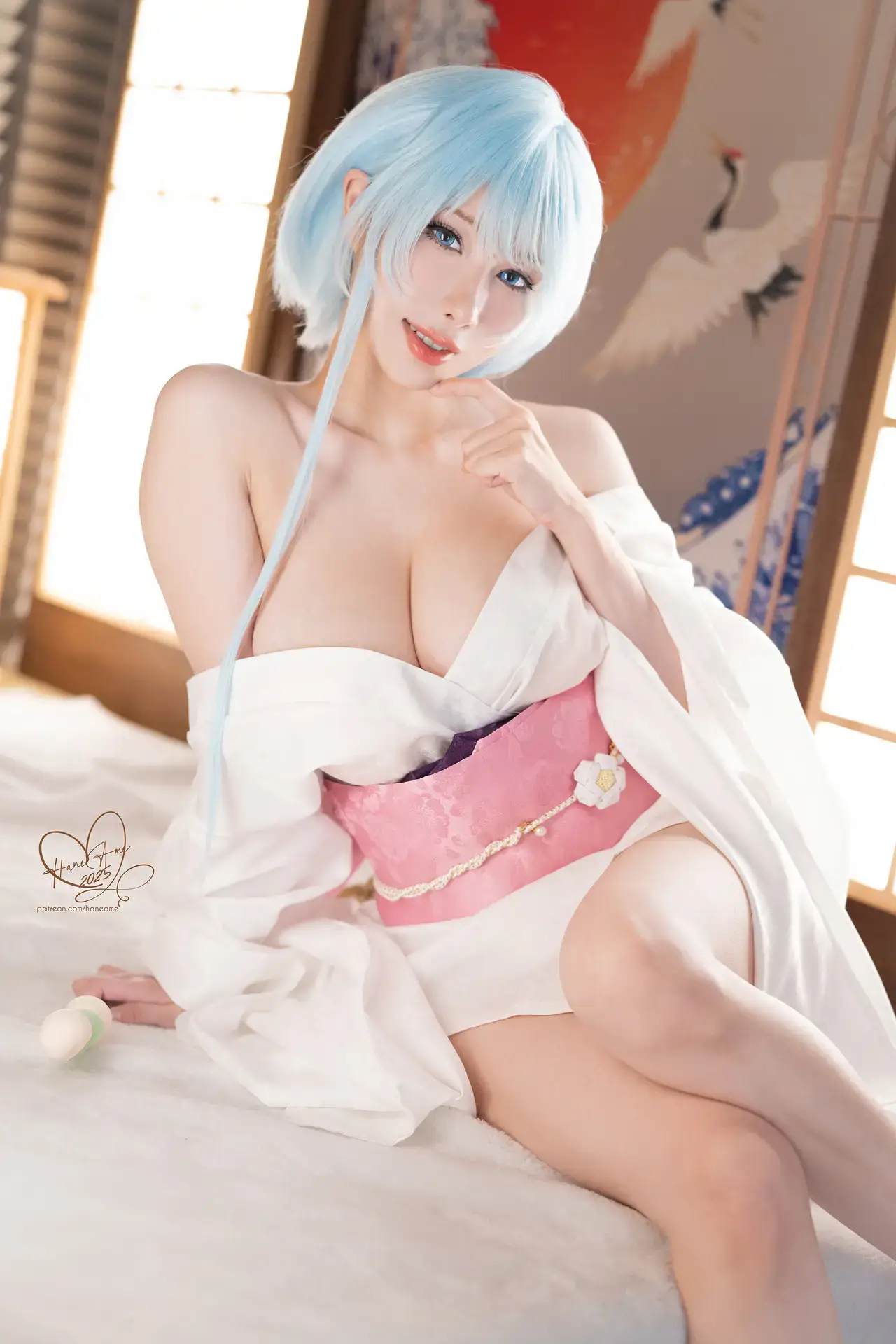Ảnh sex Cosplay Hane Ame Album: Snow Girl
