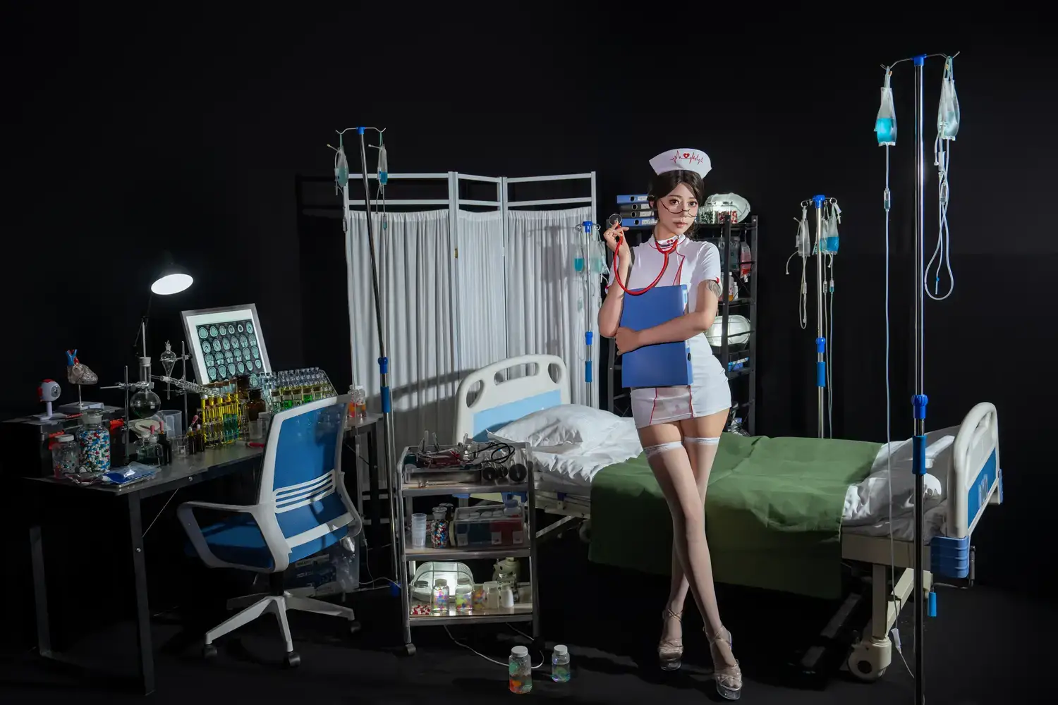 Ảnh Sex Cosplay Heart beating Nurse