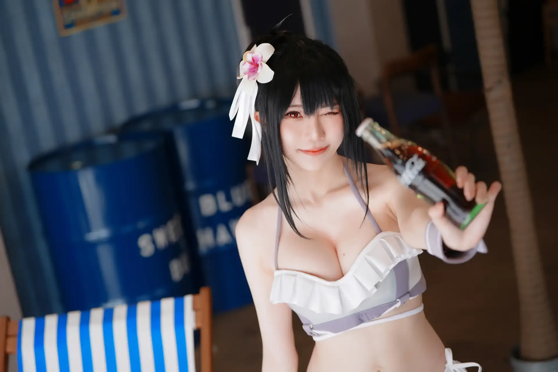 Ảnh sex Sally Dorasnow cosplay Tifa Bikini