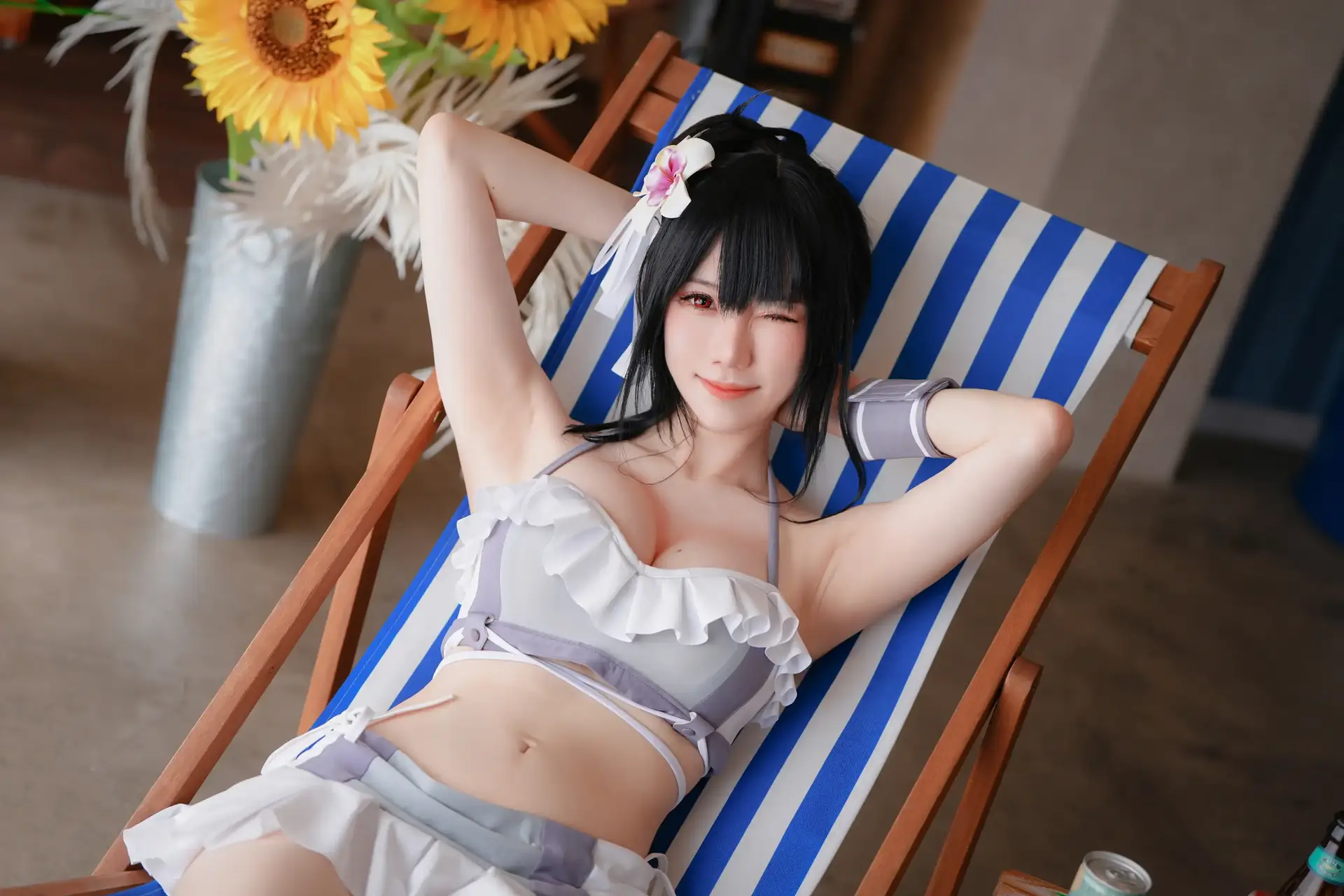 Ảnh sex Sally Dorasnow cosplay Tifa Bikini