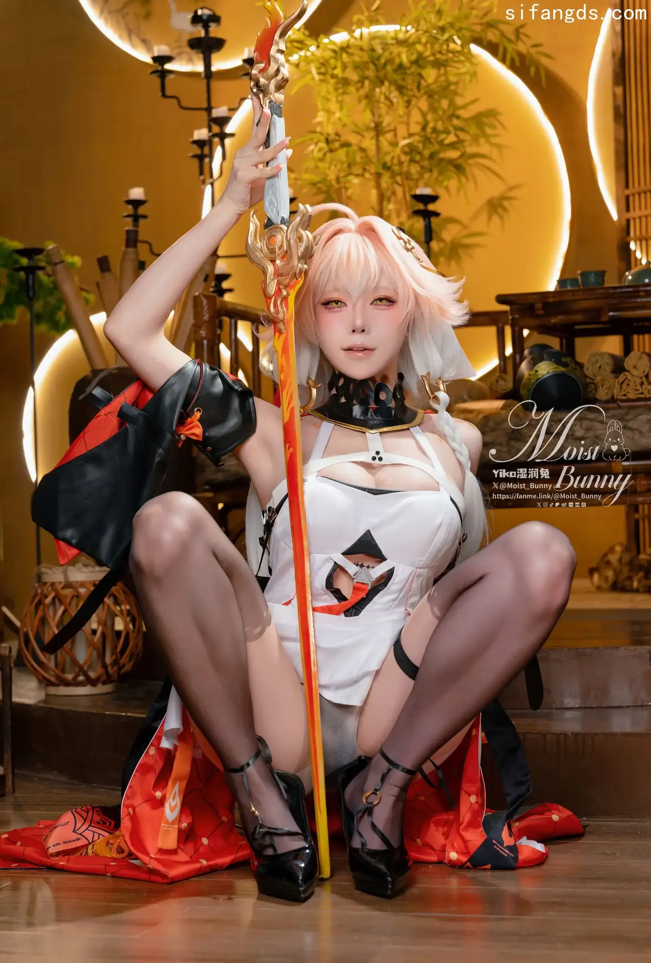 Ảnh sex Sticky Bunny cosplay Moon's work Chiyu Cezhenxing-Changli