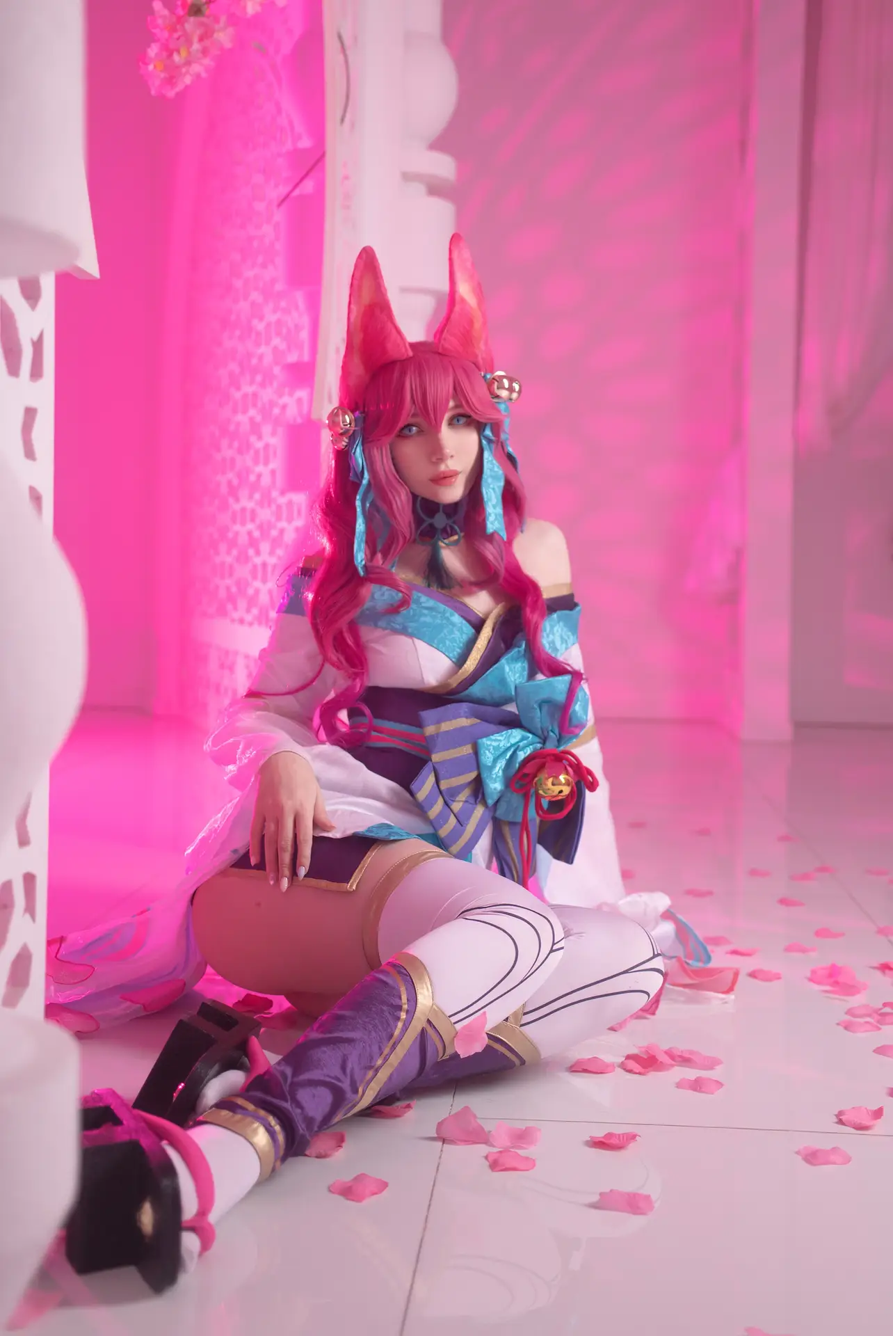 Ảnh sex cosplay Ulichan: Ahri Spirit Blossom