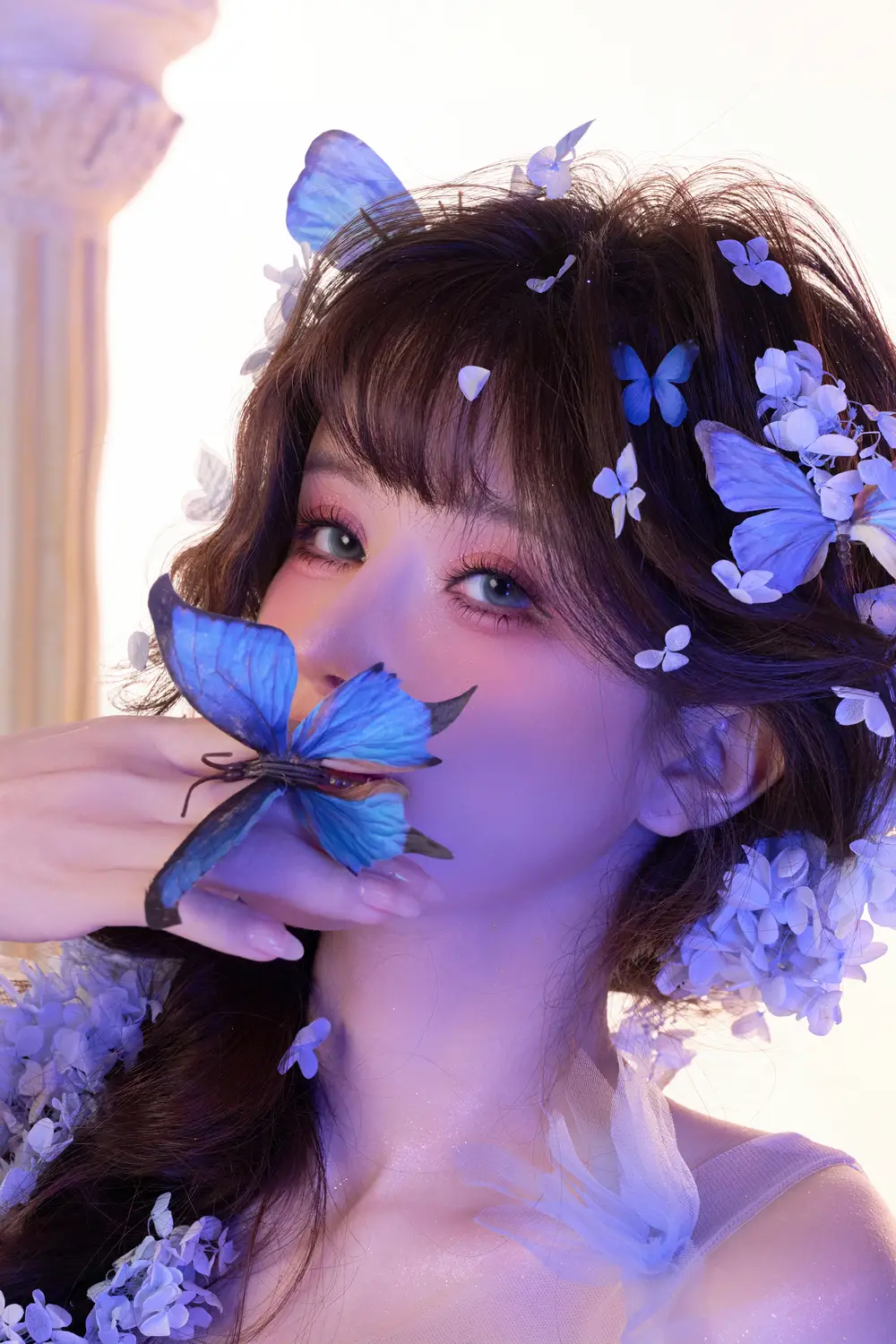 Ảnh Sex Lu Ba Sui Cosplay Butterfly Dream Rainbow Garment