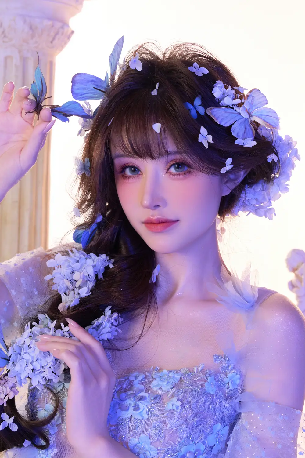 Ảnh Sex Lu Ba Sui Cosplay Butterfly Dream Rainbow Garment