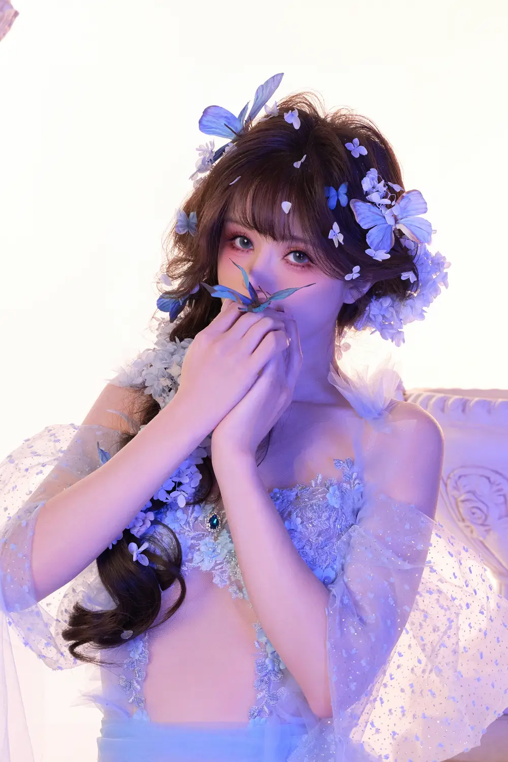 Ảnh Sex Lu Ba Sui Cosplay Butterfly Dream Rainbow Garment