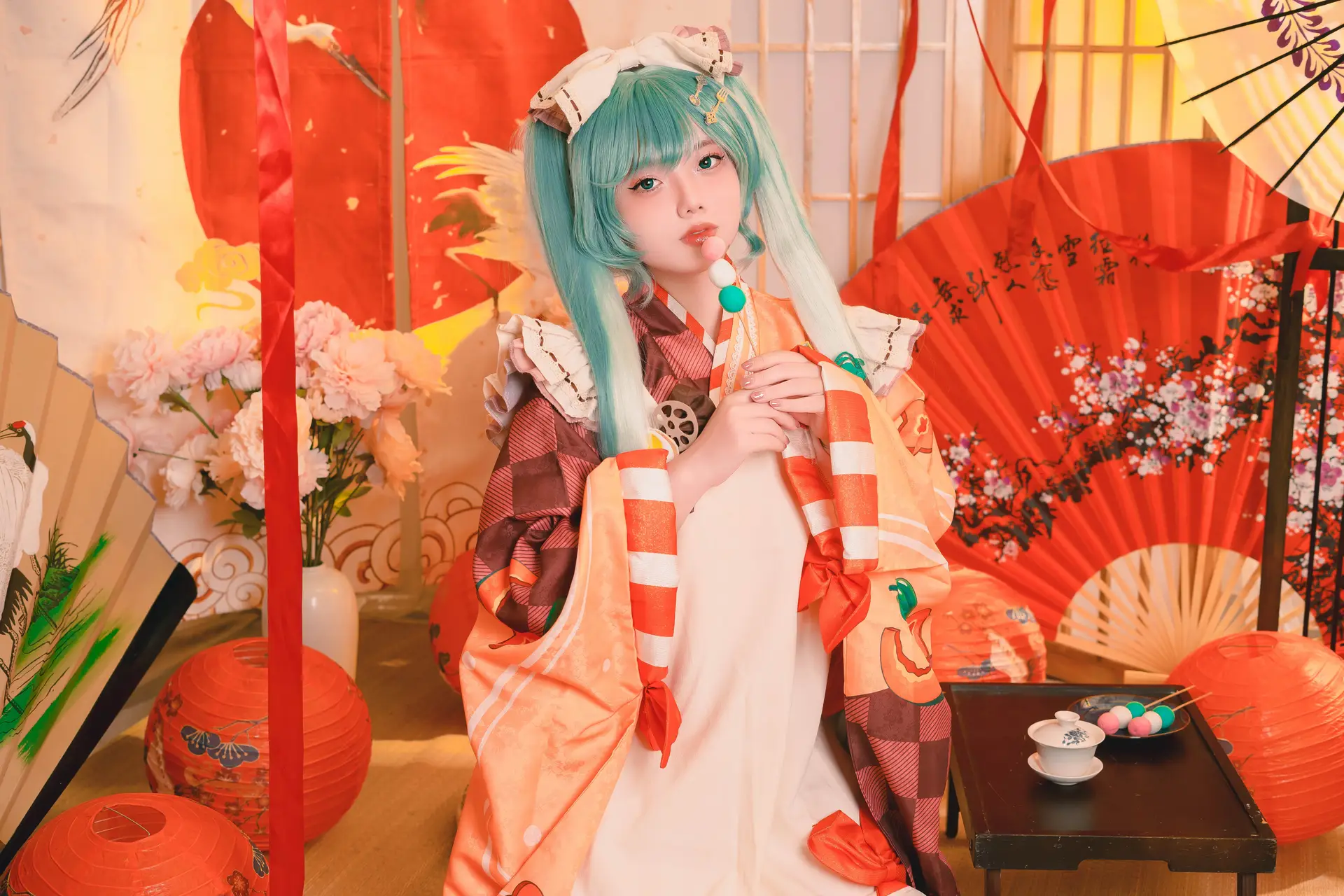 Ảnh Sex Messie Huang Cosplay Miku