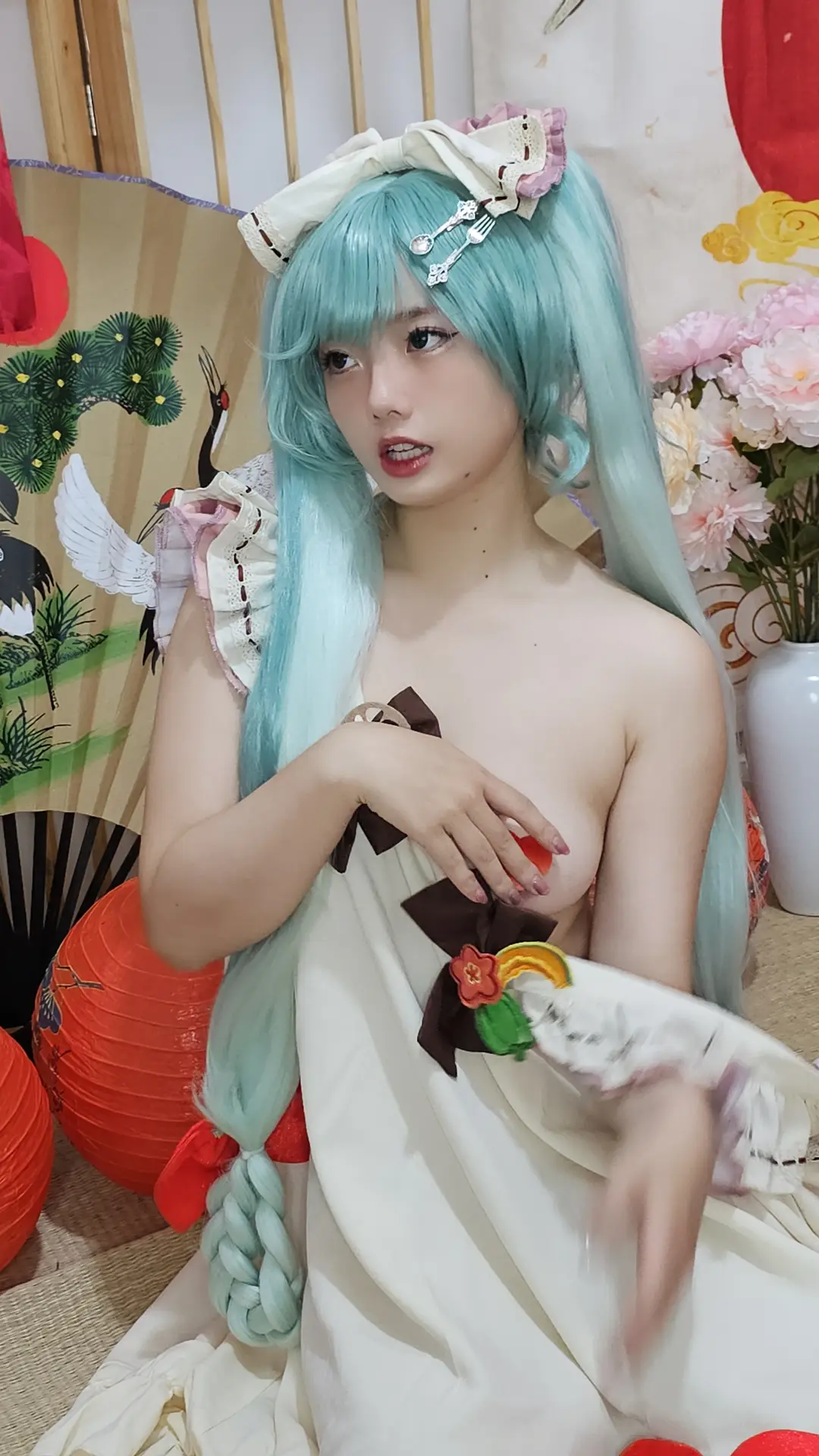 Ảnh Sex Messie Huang Cosplay Miku