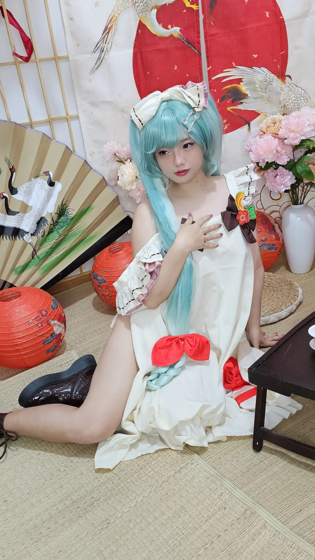 Ảnh Sex Messie Huang Cosplay Miku