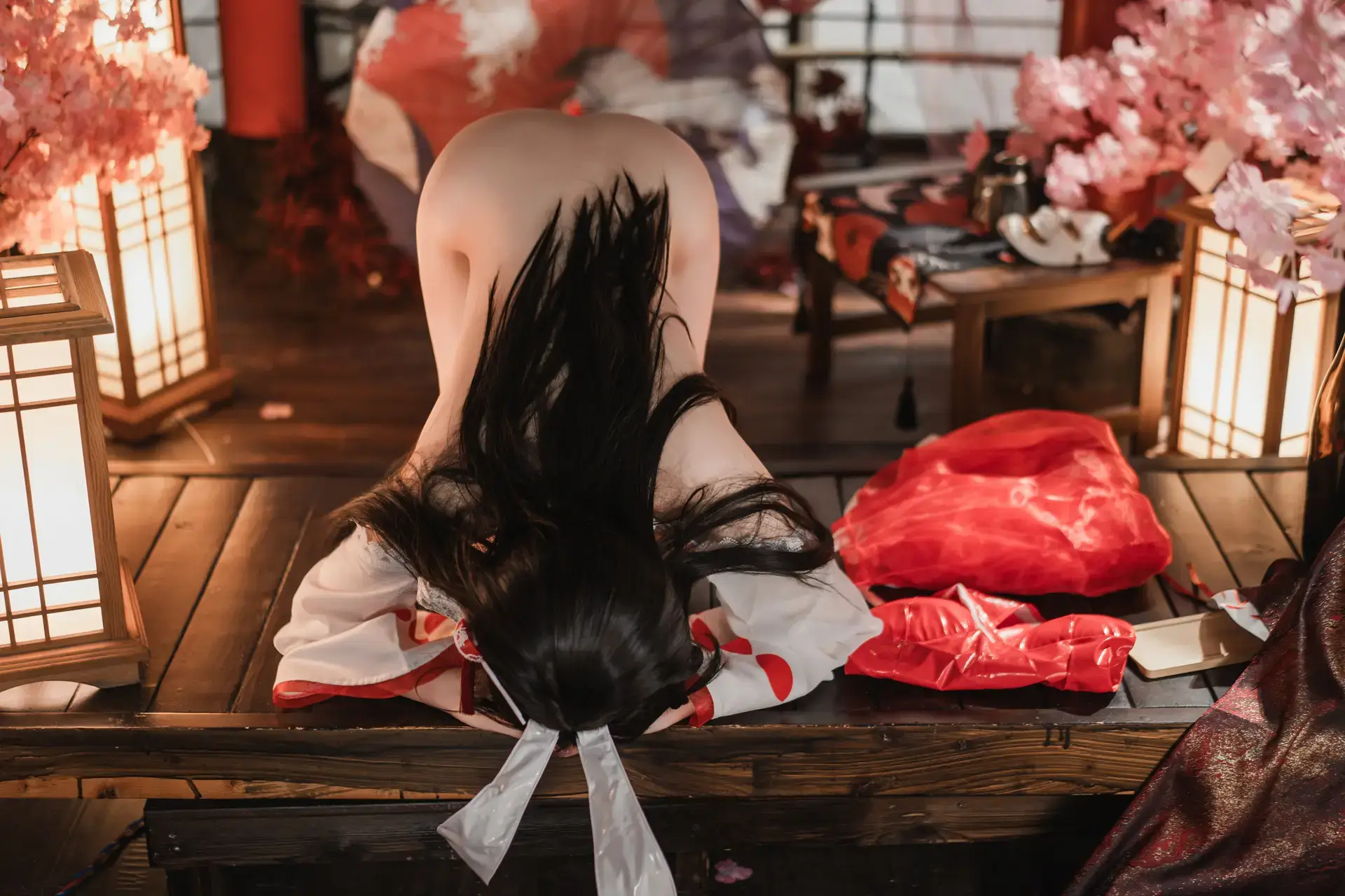 Ảnh sex Natsuko cosplay Azur Lane Oyama Miko Rabbit