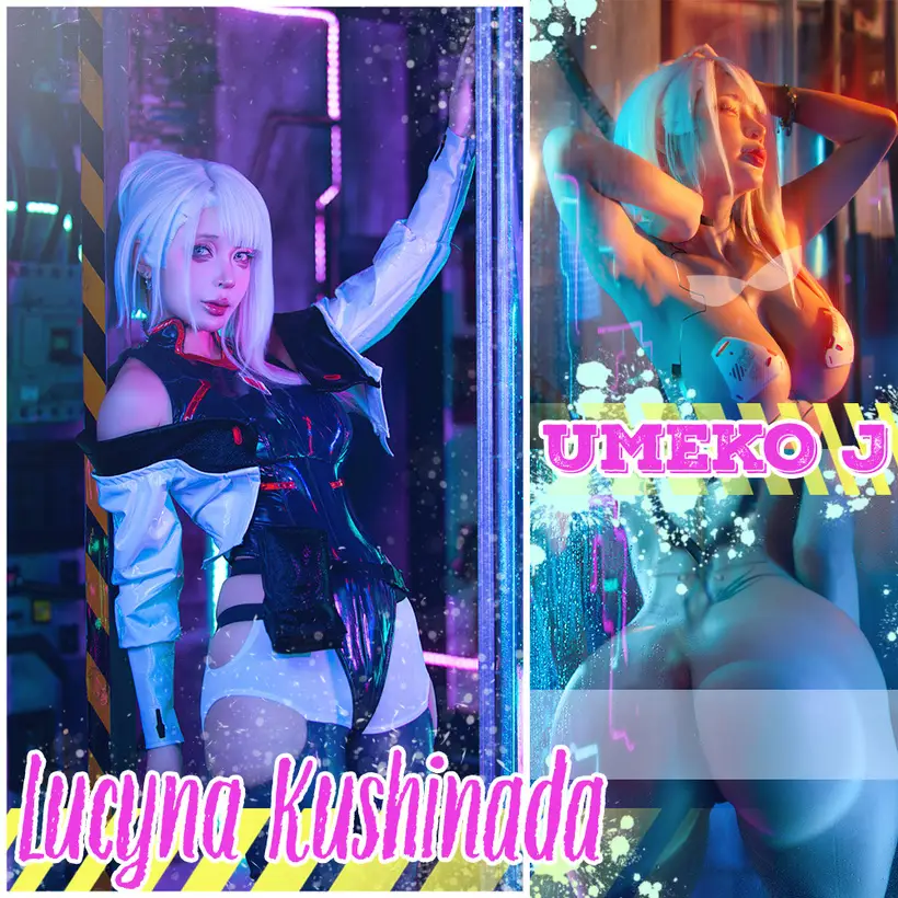 Ảnh Sex UmekoJ Cosplay Lucy Cyberpunk Edgerunner