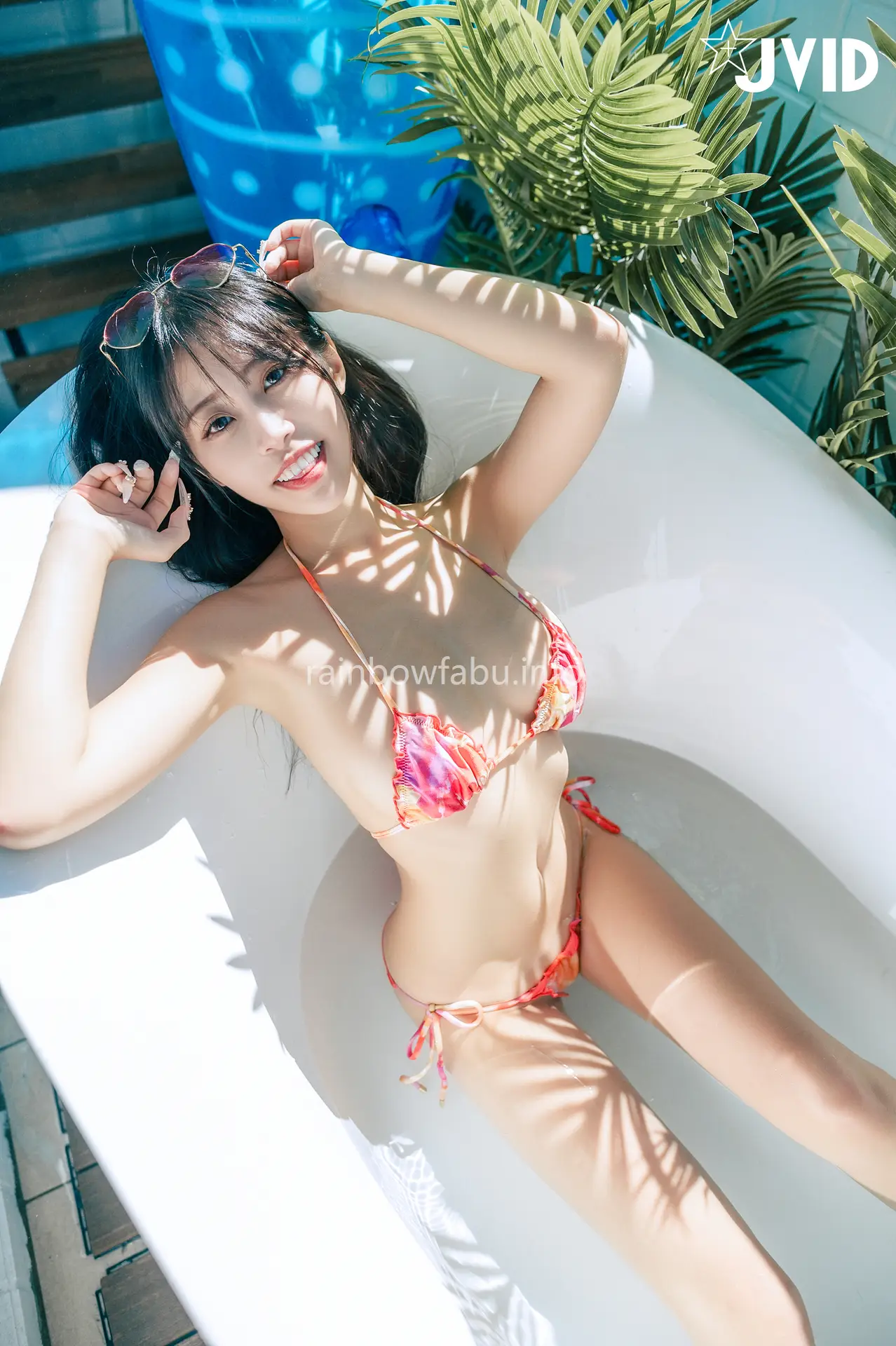 Ảnh Sex [JVID] WenHsin Getting soaked on the balcony