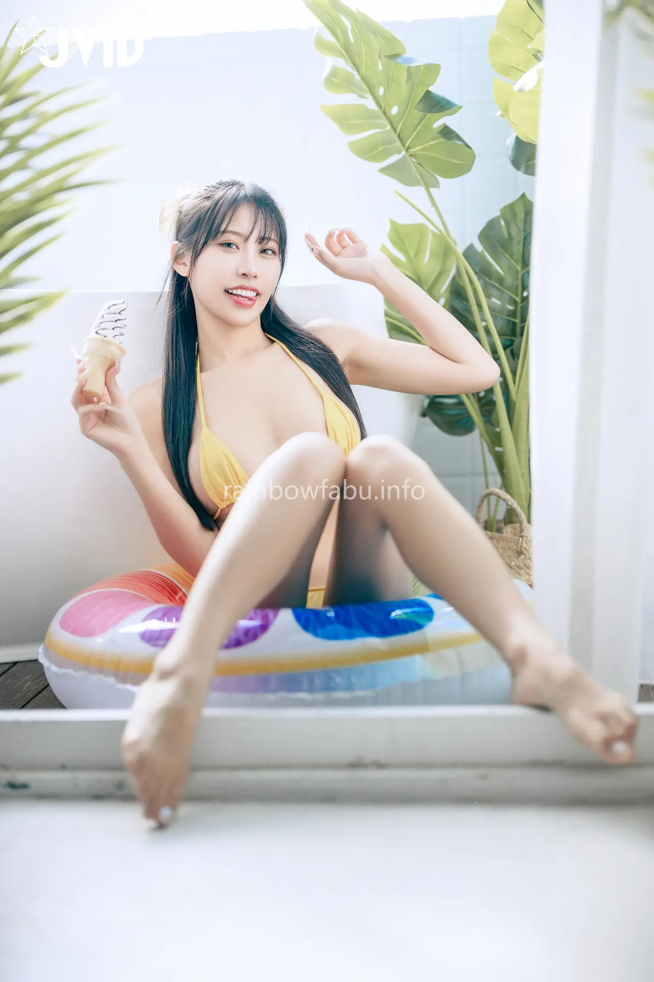 Ảnh Sex [JVID] WenHsin Getting soaked on the balcony
