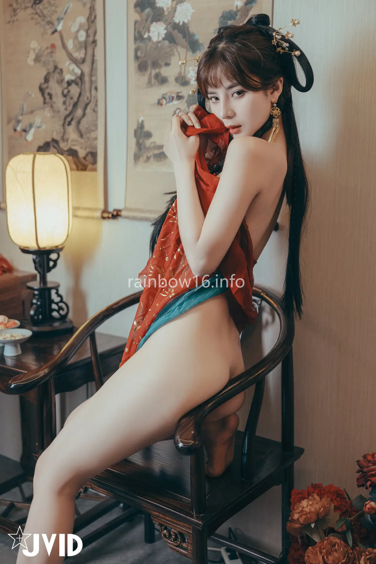 Ảnh sex JVID Mina Naked lustful thoughts during Mid-Autumn Festival