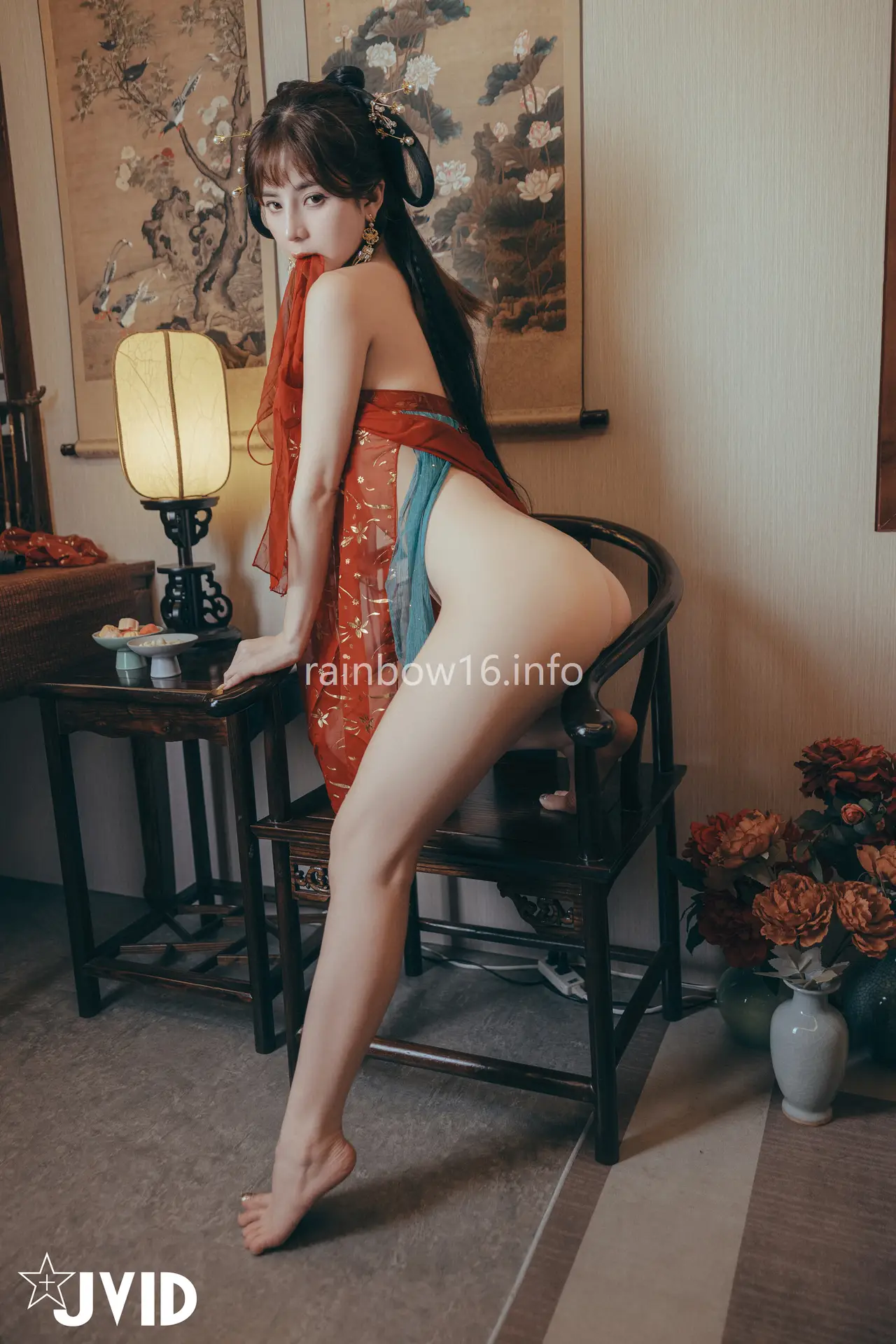 Ảnh sex JVID Mina Naked lustful thoughts during Mid-Autumn Festival