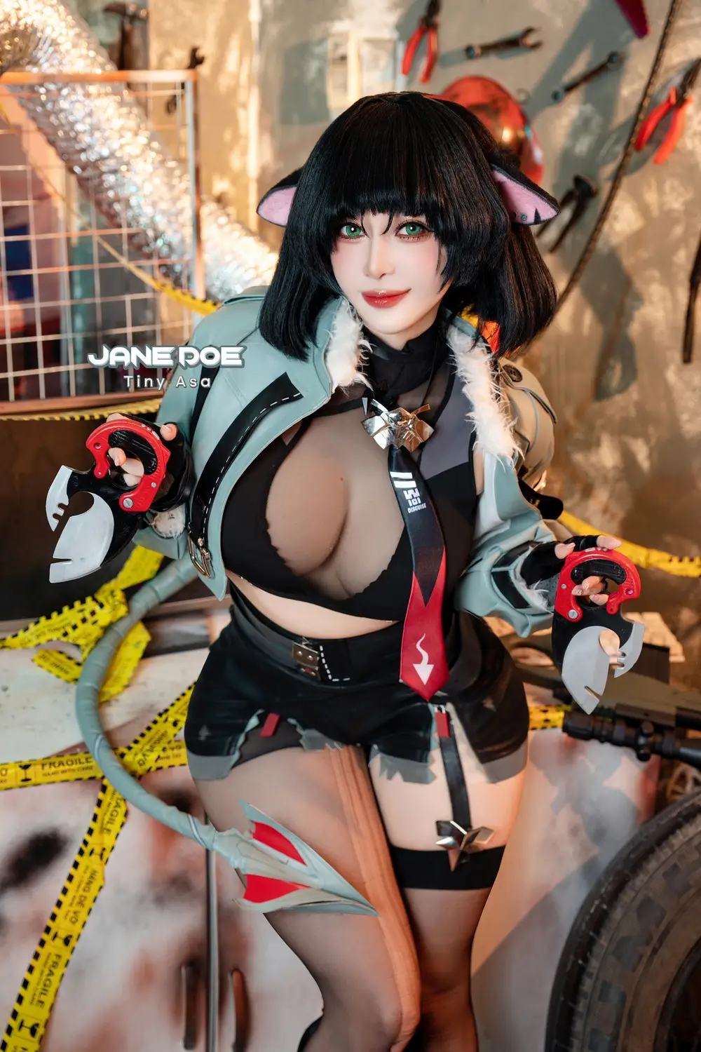 Ảnh Sex Tiny Asa Cosplay Jane Doe Zenless Zone Zero