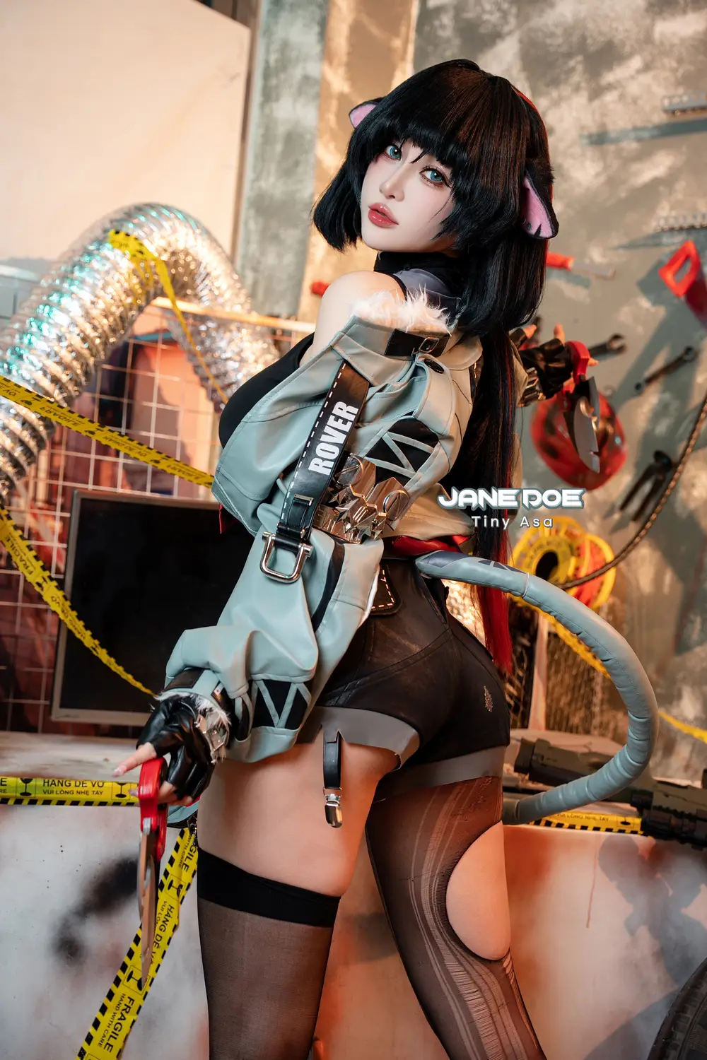 Ảnh Sex Tiny Asa Cosplay Jane Doe Zenless Zone Zero