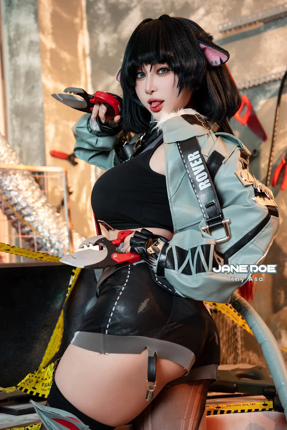 Ảnh Sex Tiny Asa Cosplay Jane Doe Zenless Zone Zero