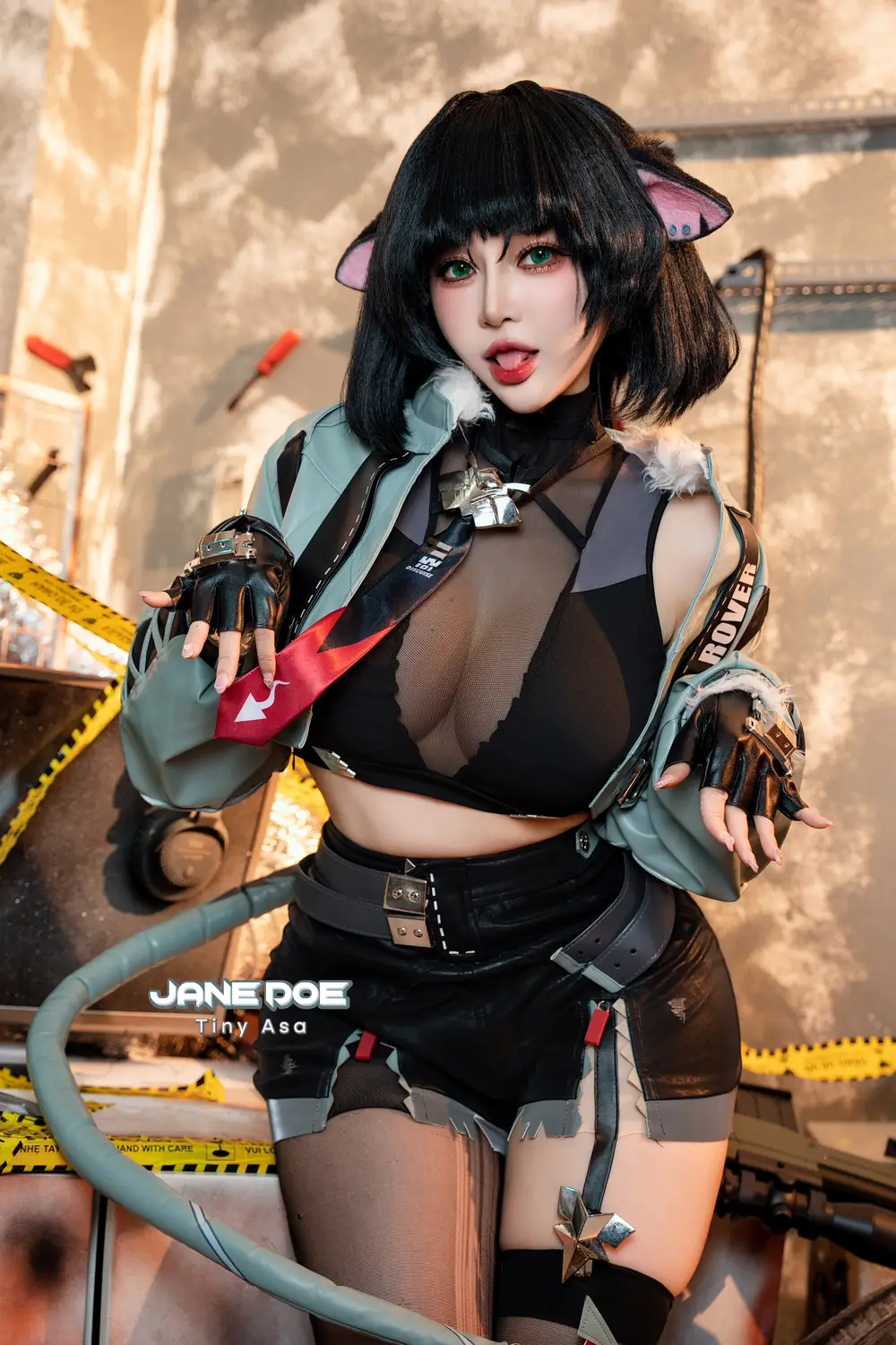 Ảnh Sex Tiny Asa Cosplay Jane Doe Zenless Zone Zero