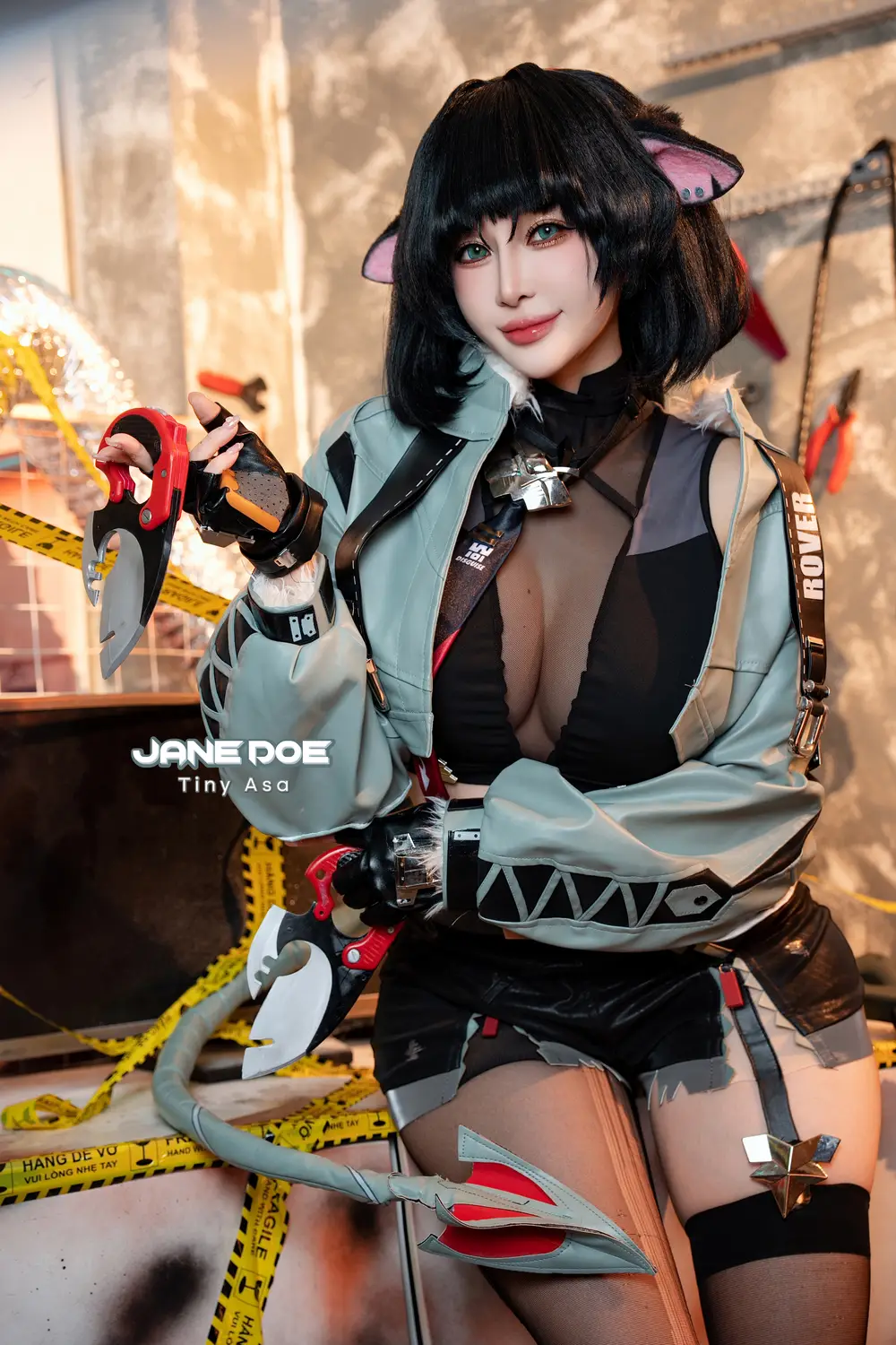 Ảnh Sex Tiny Asa Cosplay Jane Doe Zenless Zone Zero